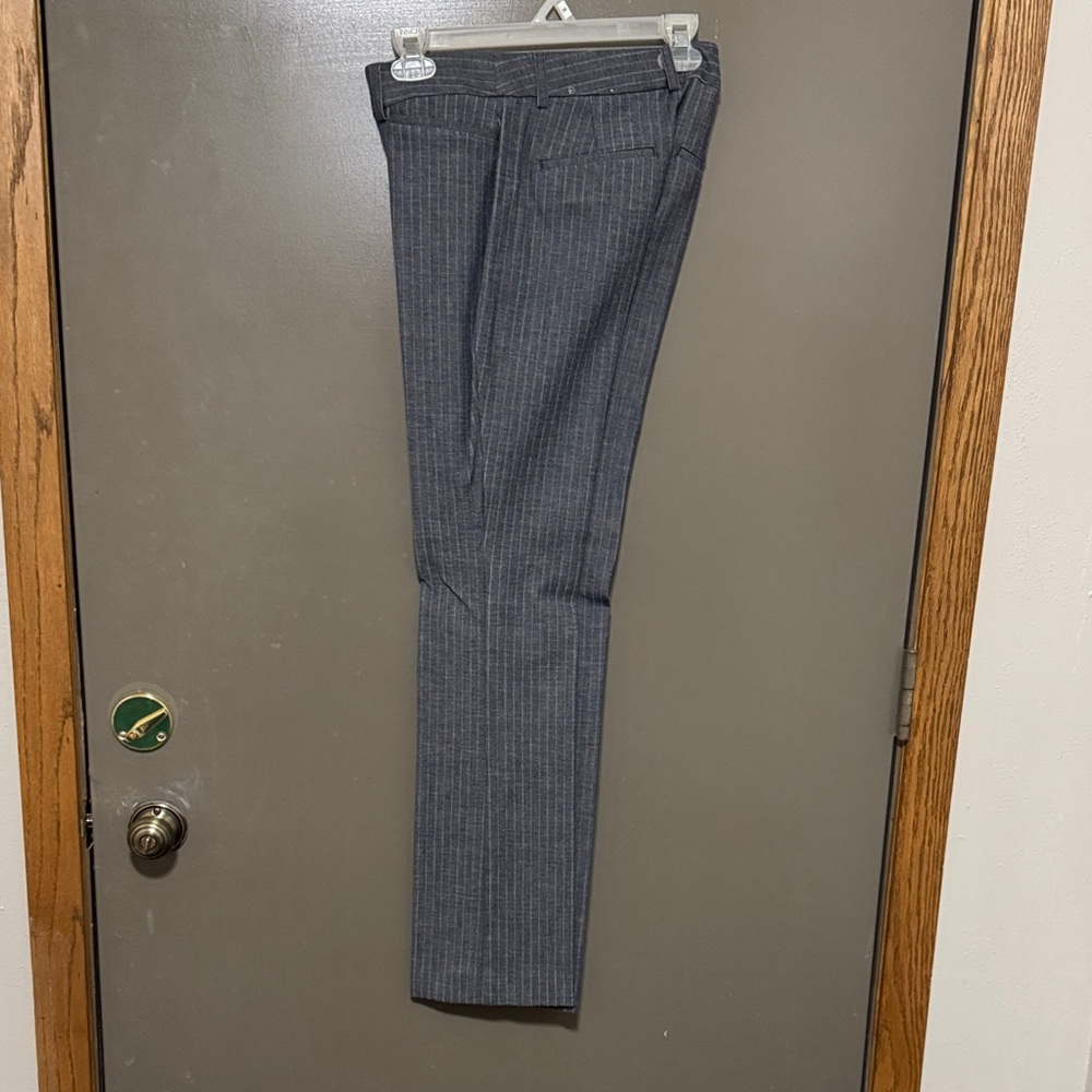 Express Gray Pinstripe Trousers
